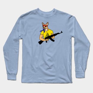 Tough Guy Chihuahua Long Sleeve T-Shirt